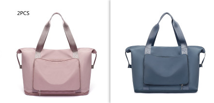 Foldable Large Capacity Women Gym Bags Shoulder Bag Women Training Travel Handle Handbag Yoga Sport Crossbody Tote Bag Women (Specification: Set12)