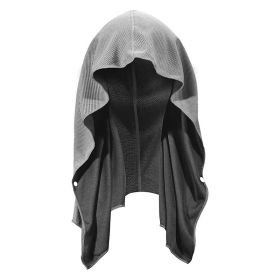 U-shaped Cold Hoodie Towel Gym Beach (Specification: Gray/65X30CM)
