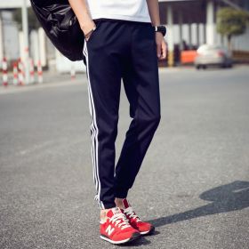 Men S Tracksuits Sport Pants Male Gym Jogging Bottoms Jogging Pants (Specification: Zang Qing/2XL)