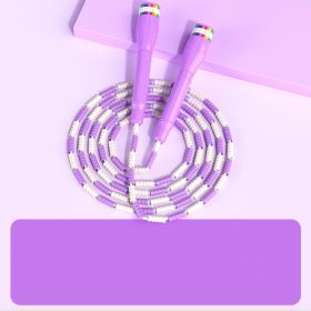 Fitness Students Adjust  Rope Skipping (Specification: Purple)