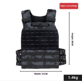 Weighted Vest For Physical Training (Specification: CP Black/Free Size)