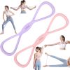 Figure 8 Resistance Band: Resistance Bands with Handles for Working Out - 8 Shaped Resistance Bands for Women - Exercise Bands for Arms - Fullbody Yog