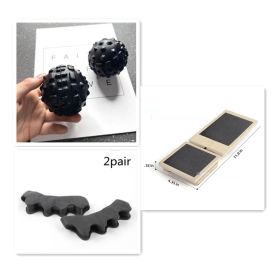 Wooden Yoga Trainer Foot Tensioner Bar (Option: Set)