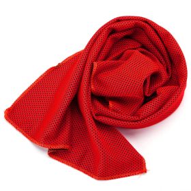 Korea Cold Towel Cold Towel Outdoor Sports Towel (Specification: Red/30X80)