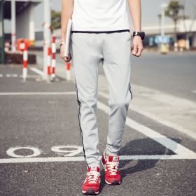Men S Tracksuits Sport Pants Male Gym Jogging Bottoms Jogging Pants (Specification: Grey/2XL)
