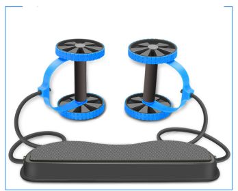 Abdominal Rolling Abdominal Machine, Thin Waist, Thin Stomach, Abdominal Exercise Fitness Equipment Home (Specification: Blue2.)