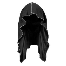 U-shaped Cold Hoodie Towel Gym Beach (Specification: Black/65X30CM)