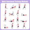 Figure 8 Resistance Band: Resistance Bands with Handles for Working Out - 8 Shaped Resistance Bands for Women - Exercise Bands for Arms - Fullbody Yog