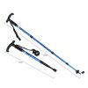 Four-Section Curved Handle Trekking Pole for Camping