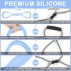 Figure 8 Resistance Band: Resistance Bands with Handles for Working Out - 8 Shaped Resistance Bands for Women - Exercise Bands for Arms - Fullbody Yog