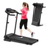 Folding Treadmill for Home Use, 2.5HP Quiet Motor, 0.5â€“7.5 MPH with 8% Manual Incline, Compact Electric Treadmill with LED Display, 300 LBS Capacity