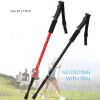 Three-section Straight Handle Retractable Trekking Poles
