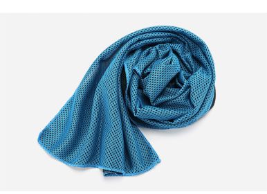 Korea Cold Towel Cold Towel Outdoor Sports Towel (Specification: Blue/30X80)