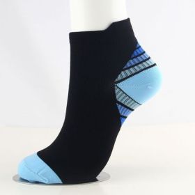 Sports Compression Running And Cycling Compression Socks (Specification: Blue/S or M)