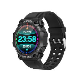 Smart Bracelet Bluetooth Wearable Watch Exercise Meter Step Heart Rate Monitoring (Specification: Black)
