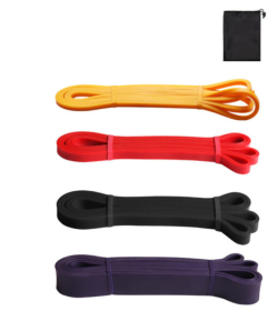 Men's And Women's Fashion Fitness Stretch Resistance Bands (Specification: Set B/4PC)