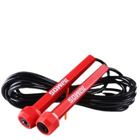 Fitness  Crossfit Skipping  Rope Cord Speed Jumping Exercise Equipment Adjustable Boxing Skipping Sport   Rope Red Balck (Specification: Reddish black)