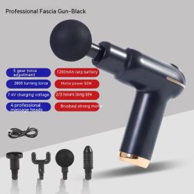 Household Mini USB Massage Massage Gun (Specification: Ordinary Black)