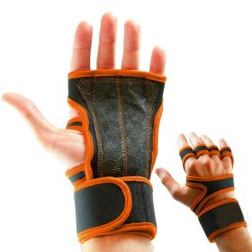 Gym Dumbbell Equipment Sports Gloves (Specification: Orange/L)