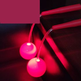 Student Skipping Rope LED Luminous Cordless Skipping Rope (Specification: Red)