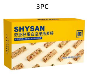 Chia Seed Nut And Oat Bars In Individual Packaging High-Protein Cereal Biscuits (Specification: 3 Boxes)