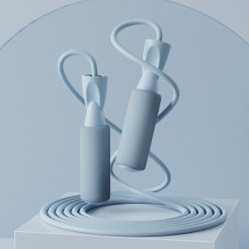 Shaping Bearing Foam Rope Skipping (Specification: Stream stone blue/Onecolor long rope style)