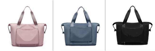 Foldable Large Capacity Women Gym Bags Shoulder Bag Women Training Travel Handle Handbag Yoga Sport Crossbody Tote Bag Women (Specification: Set4)