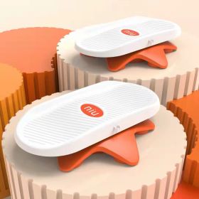 Split Double Step Wriggled Plate Home Indoor Fitness Training Exercise Equipment (Specification: Orange Red)