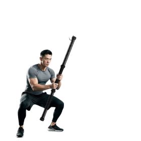 Ropes A Versatile Fitness Tool For High-intensity Workouts Perfect For Home Use (Specification: Black Warrior/Shake Stick 1PC)