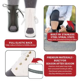 Swede-O Ankle Lok Reinforced Ankle Brace - White (size: large)