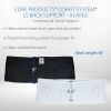 Core Products CorFit LS Back Support - Black