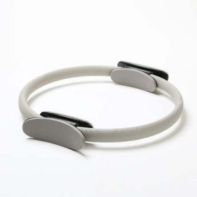 5PCS Yoga Ball Magic Ring Pilates Circle Exercise Equipment Workout Fitness Training Resistance Support Tool Stretch Band Gym (Specification: Grey)