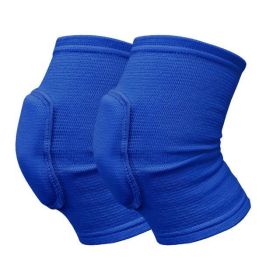 2pcs Sports Compression Knee Ps Elastic Knee Protector (Specification: L/Royalblue)