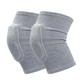 2pcs Sports Compression Knee Ps Elastic Knee Protector (Specification: L/LightGrey)