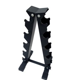 Triangle Dumbbell Rack A- Line Vertical Dumbbell Rack (Specification: Black/Three Layers)