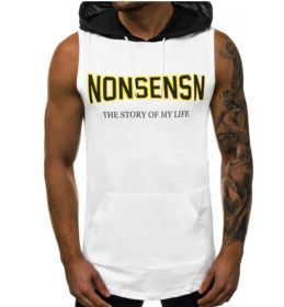 Vest Gym Muscle Training Jacket (Specification: White/M)