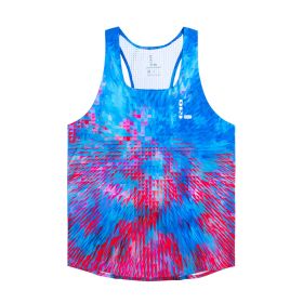 Zero Resistance Sports Running Vest (Specification: Blue/M)