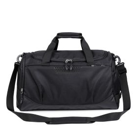 New Large Capacity Dry Wet Separation Gym Bag Men's And Women's Sports Bags (Specification: Black)