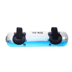 Transparent Cylindrical Weight-bearing Fitness Water Dumbbell Fitness Exercise Training Weightlifting Equipment (Specification: 10kg58x15)