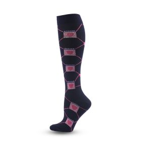 Compression Stockings Athletic Socks Compression Socks (Specification: Cross Pattern Love/SorM)