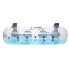 Transparent Cylindrical Weight-bearing Fitness Water Dumbbell Fitness Exercise Training Weightlifting Equipment (Specification: 35kg80x23)