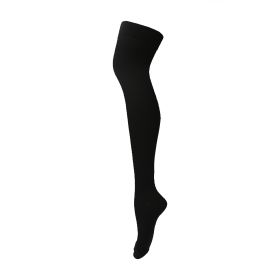 Outdoor Stretch Over The Knee Pressure Exercise Running Cycling Long Tube Compression Socks (Specification: Black/L XL)