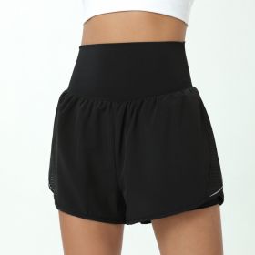 Gym Running Exercise Shorts Women (Specification: Black/XL)