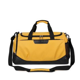 New Large Capacity Dry Wet Separation Gym Bag Men's And Women's Sports Bags (Specification: Yellow)