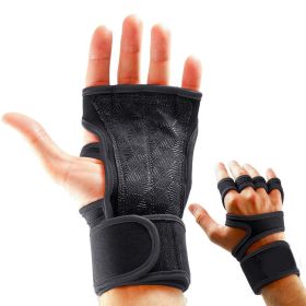 Gym Dumbbell Equipment Sports Gloves (Specification: Black/XL)
