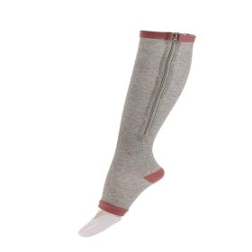 Sports Toe Pressure Compression Compression Socks (Specification: Gray/SM)