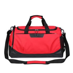 New Large Capacity Dry Wet Separation Gym Bag Men's And Women's Sports Bags (Specification: Red)